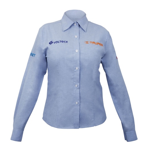 [T63103] Camisa azul para dama, manga larga talla G, Truper - Pag 502