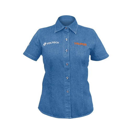 [T61104] Camisa de mezclilla para dama, manga corta talla XG, Truper - Pag 502