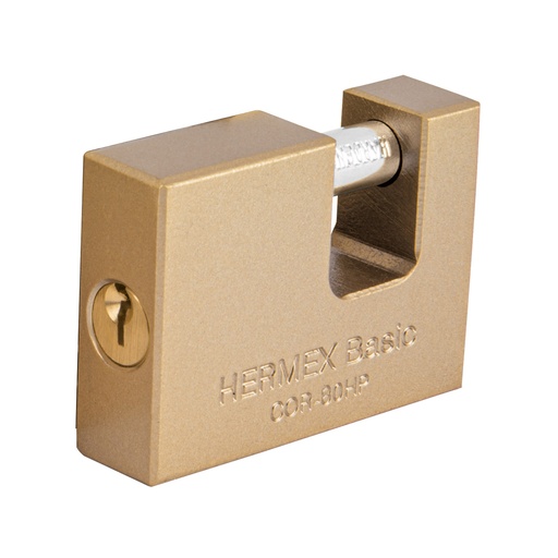 [T22517] Candado antipalanca 80 mm cuerpo de hierro, Hermex Basic - Pag 774, 798
