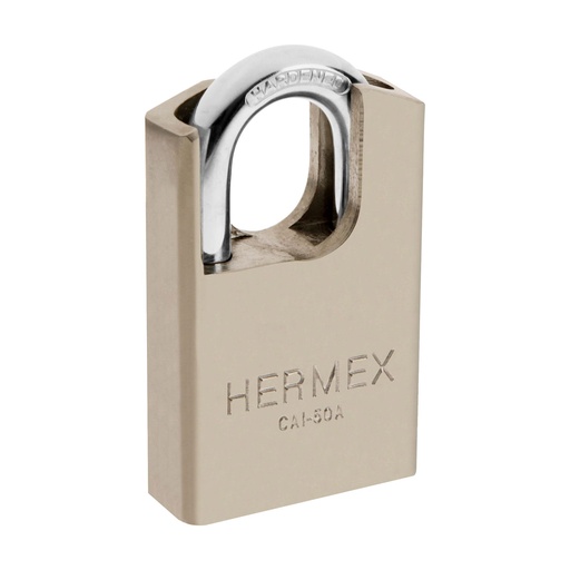 [T43334] Candado de acero, máxima seguridad, 50mm, llave anti-ganzúa - Pag 775, 798