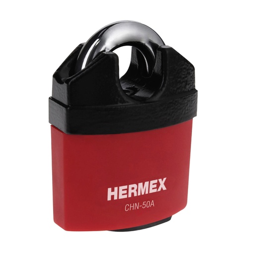 [T43340] Candado de hierro 50 mm gancho protegido, llave anti-ganzúa - Pag 775, 798