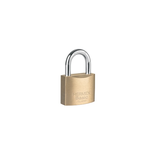 [T23510] Candado de latón 40 mm llave tetra en blíster, Hermex Basic - Pag 772, 798