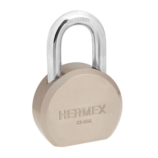 [T43336] Candado redondo, 65mm, gancho corto, llave de puntos,blister - Pag 775, 798