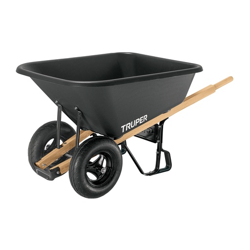 [T19810] Carretilla c/plástica 8 ft3 Doble llanta neumática b/madera - Pag 97