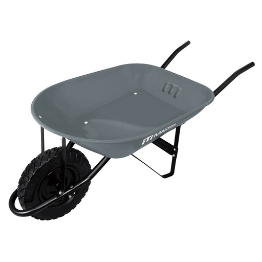 [A308001] Carretilla de 5.0 ft3 MX (70 lts) color gris bastidor metalico