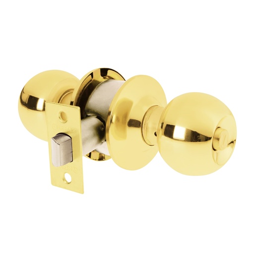 [T28054] Cerradura esfera cilíndrico, baño, brillante, blíster, Basic - Pag 780