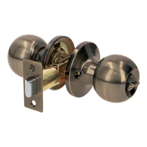 [T28074] Cerradura esfera tubular, baño, antiguo, blíster, Basic - Pag 781