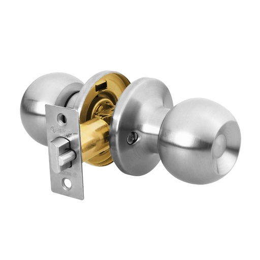 [T28069] Cerradura esfera tubular, entrada, cromo, blíster, Basic - Pag 781, 798