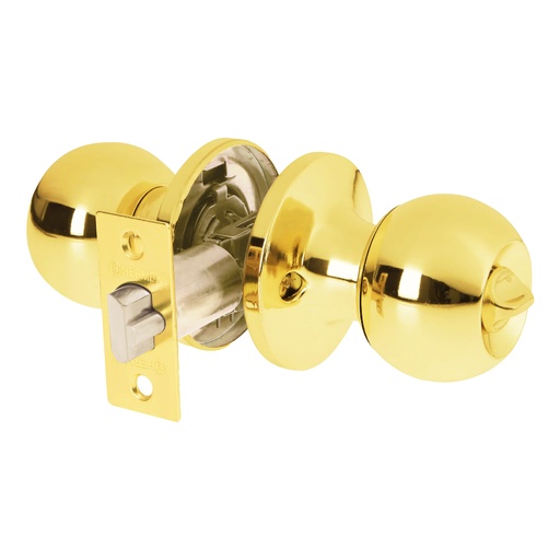 [T28070] Cerradura esfera tubular, recámara,brillante, blíster, Basic - Pag 781, 798