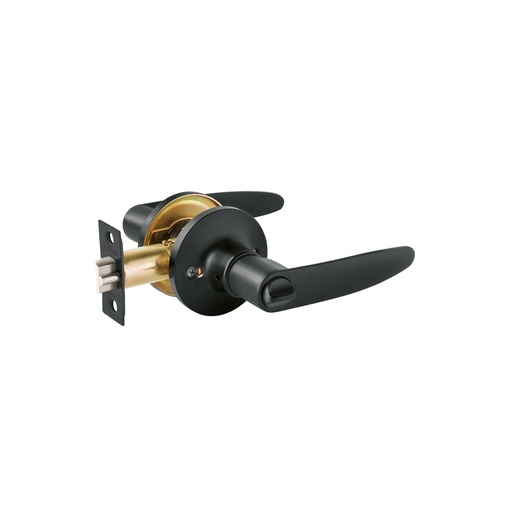 [T49852] Cerradura manija, cilindro latón, negro, recámara, Hermex - Pag 778, 798