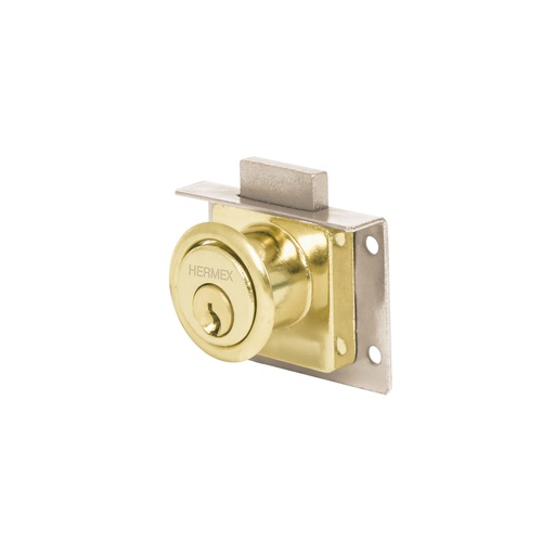 [T43565] Cerradura para mueble, modelo 24, latón, Hermex - Pag 791, 798