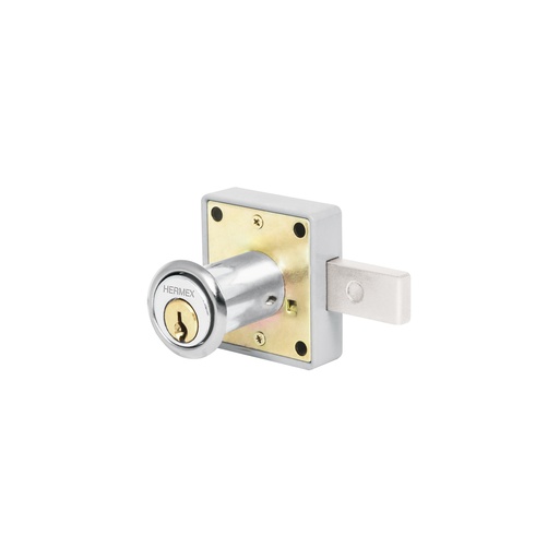 [T43559] Cerradura para mueble, modelo 25, cromo, Hermex - Pag 791, 798