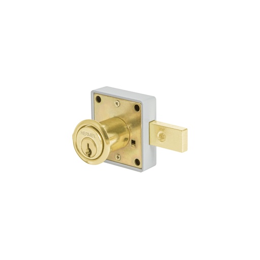 [T43568] Cerradura para mueble, modelo 26, latón, Hermex - Pag 791, 798