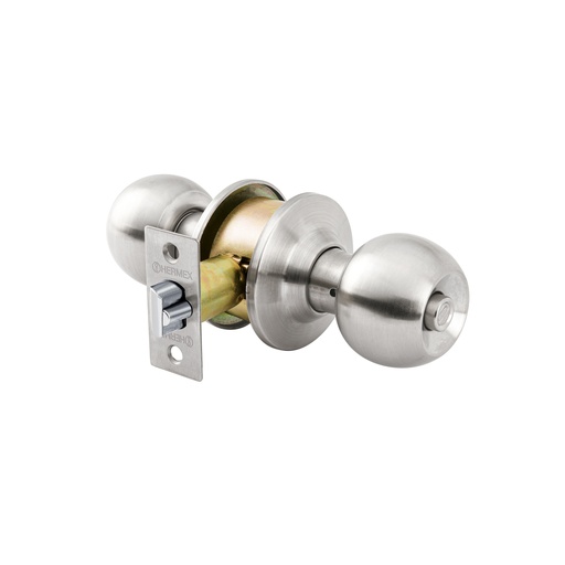 [T43464] Cerradura tipo esfera para recámara, cromo mate, Hermex - Pag 780, 798