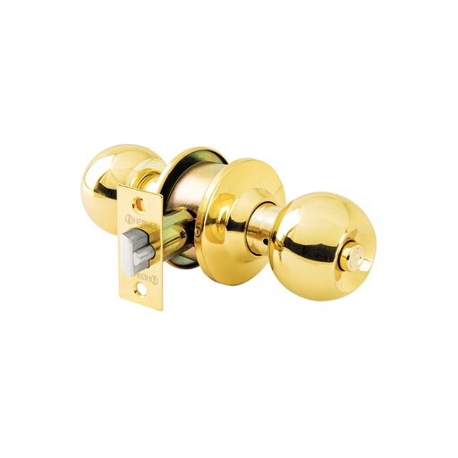 [T43473] Cerradura tipo esfera para recámara, latón brillante, Hermex - Pag 780, 798