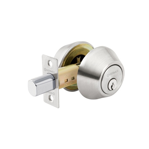 [T23611] Cerrojo llave-llave cromo mate, llave tradicional, Hermex - Pag 779, 798