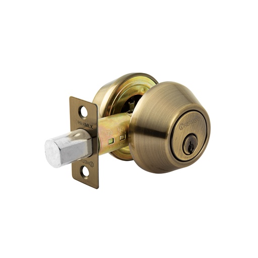 [T23612] Cerrojo llave-llave latón antiguo, llave tradicional, Hermex - Pag 779, 798