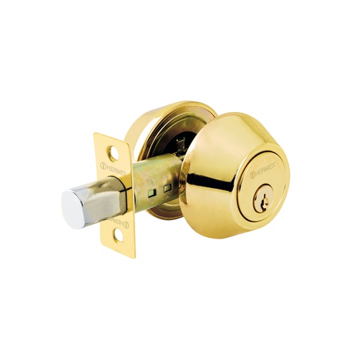 [T23610] Cerrojo llave-llave latón brillante,llave tradicional,Hermex - Pag 779, 798