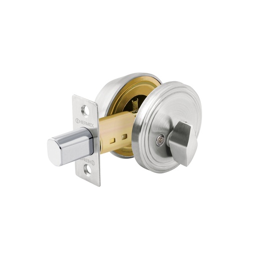 [T23614] Cerrojo llave-mariposa cromo mate, llave tradicional, Hermex - Pag 779, 798