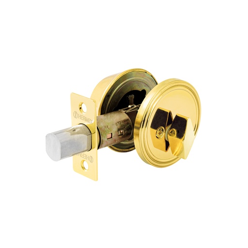 [T43591] Cerrojo llave-mariposa latón brillante, llave de puntos - Pag 779, 798