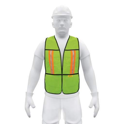 [T21026] Chaleco de seguridad con cintas reflejantes, verde, Pretul - Pag 453