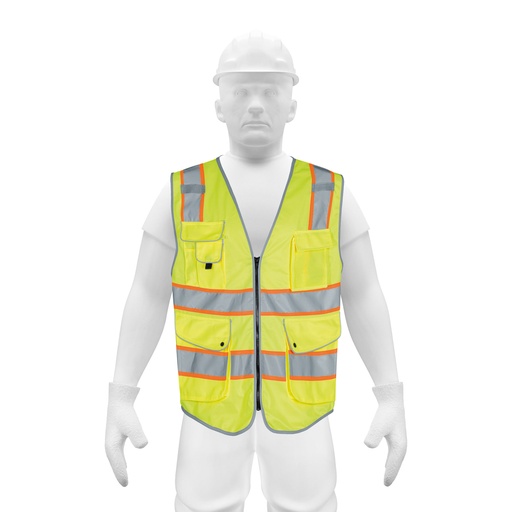[T102444] Chaleco de seguridad de alta visibilidad, verde, grande - Pag 452
