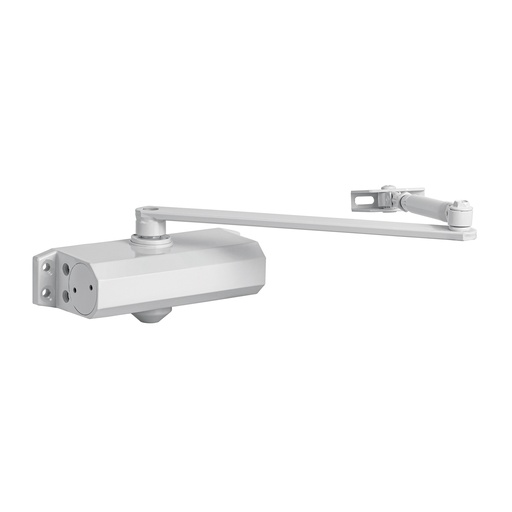 [T43608] Cierra puertas hidráulico color blanco, Hermex - Pag 768