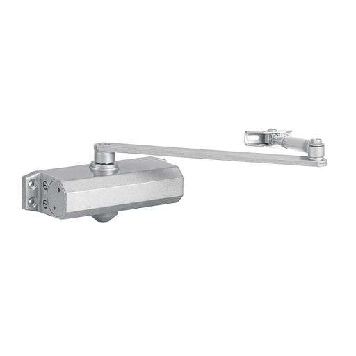 [T43606] Cierrapuertas hidráulico color aluminio, Hermex - Pag 768