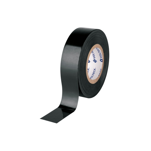 [T46160] Cinta de aislar de 18 m x 19 mm, negra, Volteck - Pag 112, 544