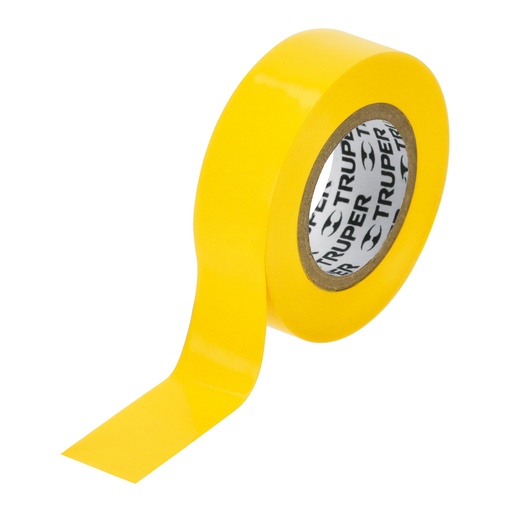 [T13512] Cinta de aislar de 9 m x 19 mm, amarilla, Truper - Pag 112