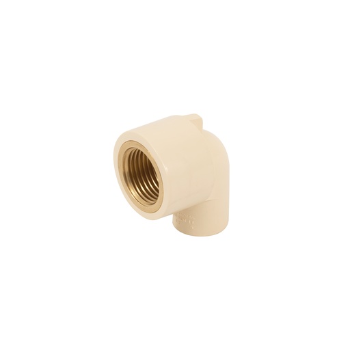 [T48909] Codo 90° de CPVC con inserto latón 1/2', Foset - Pag 700