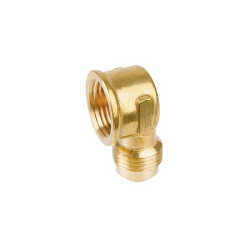 [T47405] Codo para estufa a 90° de latón de 1/2 x 1/2', Foset - Pag 686