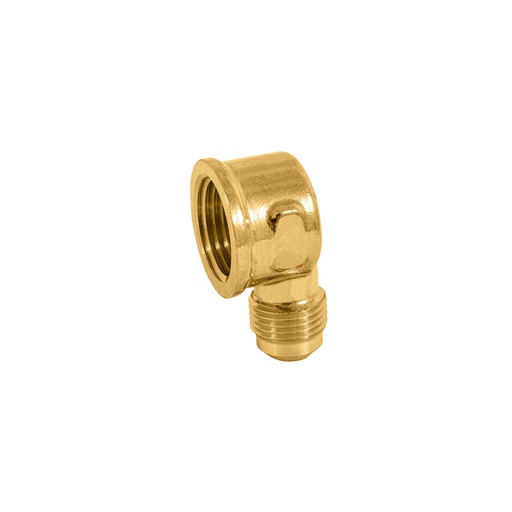 [T47404] Codo para estufa a 90° de latón de 3/8 x 1/2', Foset - Pag 686