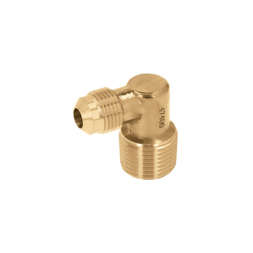 [T47400] Codo terminal a 90° de latón 3/8 x 1/2', Foset - Pag 686