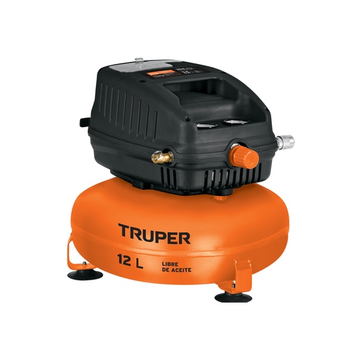[T13824] Compresor de aire libre de aceite, 12 L, 1 HP (potencia máx) - Pag 114