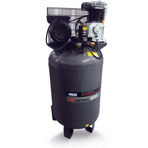 [A197651] Compresor vertical de banda 200lts, 3HP, 2200W, 120V-IND