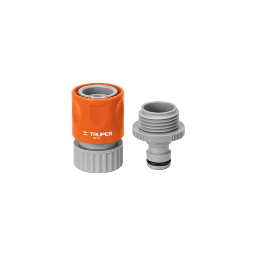 [T12722] Conector 3/4' rápido de ABS manguera-acc. sistema click - Pag 230, 237