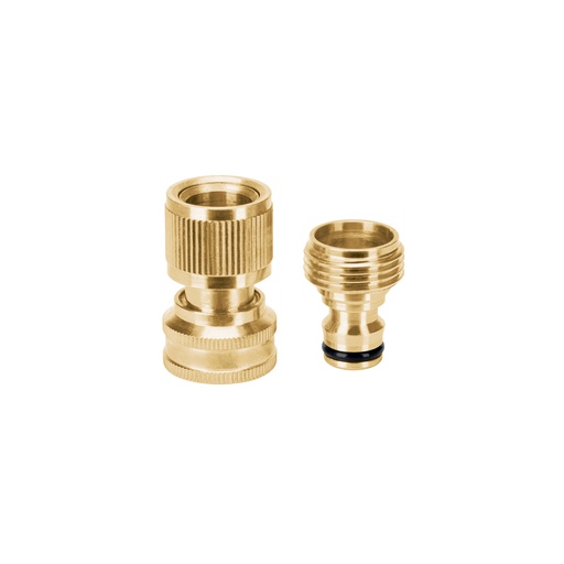 [T101599] Conector 3/4' rápido de latón manguera-acc. sistema click - Pag 230, 237