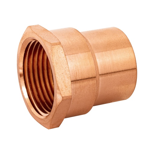 [T49658] Conector de cobre, rosca interior 1', Foset - Pag 712