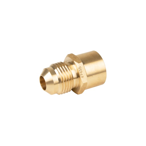 [T47455] Conector flare soldable de latón, 3/8' x 1/2', Foset - Pag 687