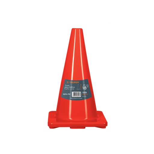 [T13120] Cono de precaución de 45 cm de PVC, Truper - Pag 463