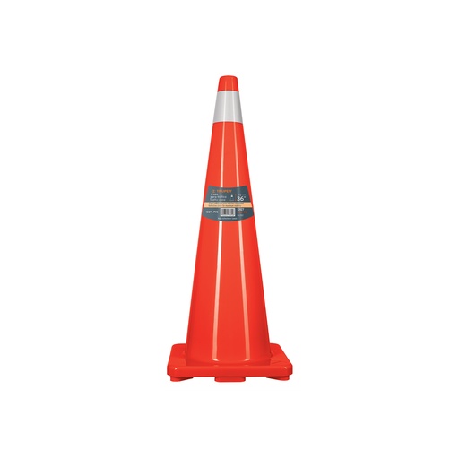 [T13127] Cono de precaución de 90 cm de PVC con reflejante, Truper - Pag 463
