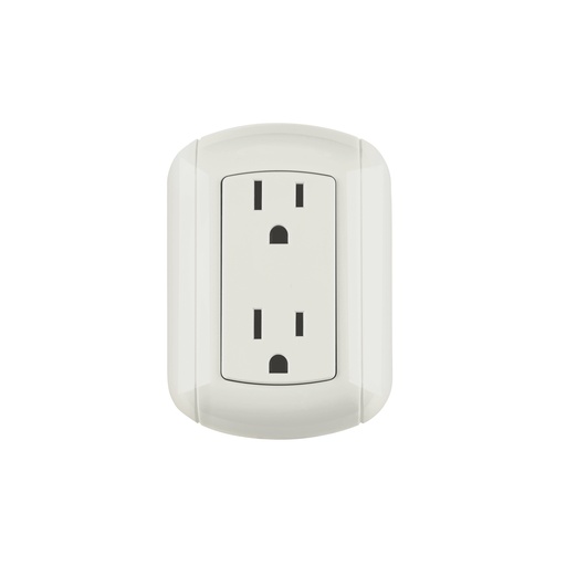 [T47350] Contacto de sobreponer dúplex 2 polos+ tierra, ABS, Volteck - Pag 538