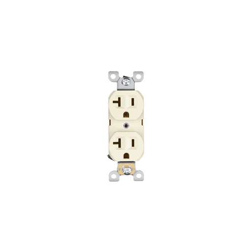 [T46100] Contacto dúplex, 2 polos 3 hilos, 20 A, Standard, marfil - Pag 535