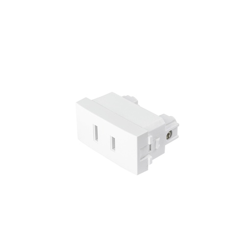[T48318] Contacto sencillo, sin tierra, línea Oslo, color blanco - Pag 524