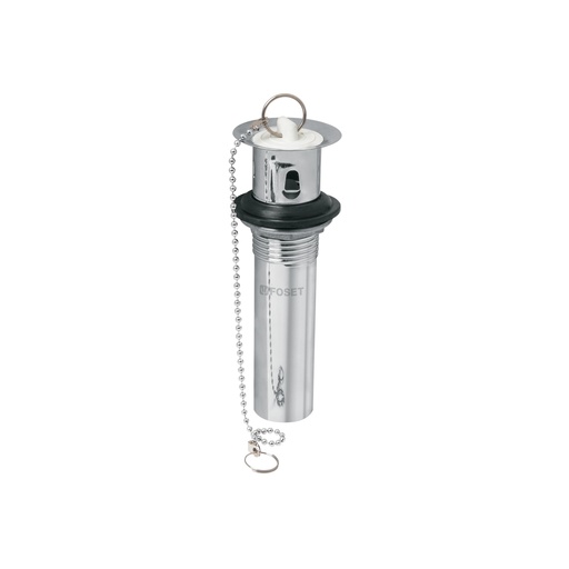 [T49982] Contra p/lavabo c/rebosadero, tapón y cadena, cromo, 1-1/4' - Pag 670