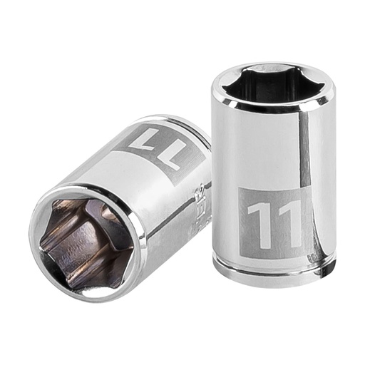 [T13173] Dado de 11 mm, 6 puntas, cuadro 1/4', Truper - Pag 150