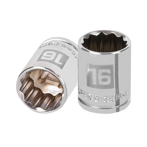 [T13636] Dado de 16 mm, 12 puntas, cuadro 3/8', Truper - Pag 152