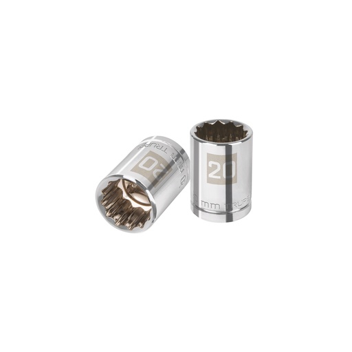 [T13534] Dado de 20 mm, 12 puntas, cuadro 1/2', Truper - Pag 154