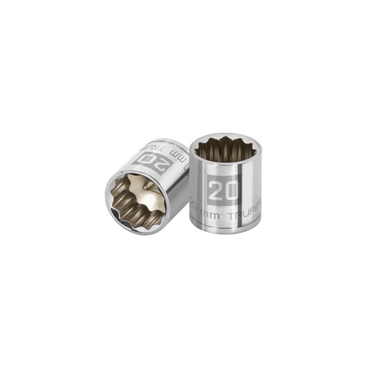[T13640] Dado de 20 mm, 12 puntas, cuadro 3/8', Truper - Pag 152
